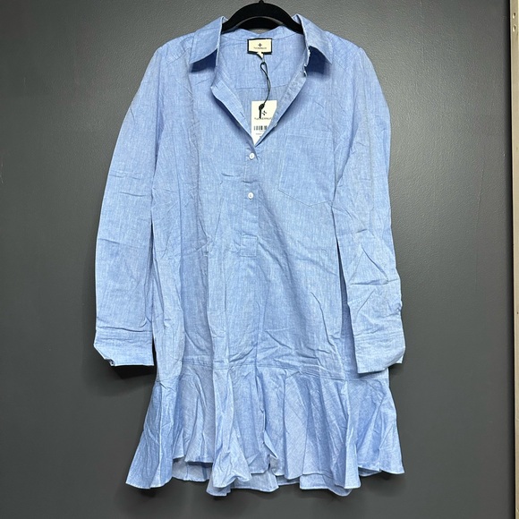 NWT Tuckernuck Chambray Callahan Shirt Dress M - Picture 4 of 5